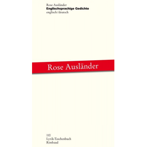 Rose Ausländer - Englischsprachige Gedichte