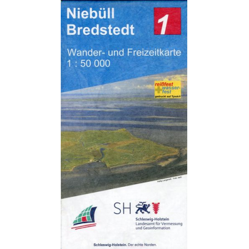 Niebüll - Bredstedt Wander- und Freizeitkarte 1:50 000