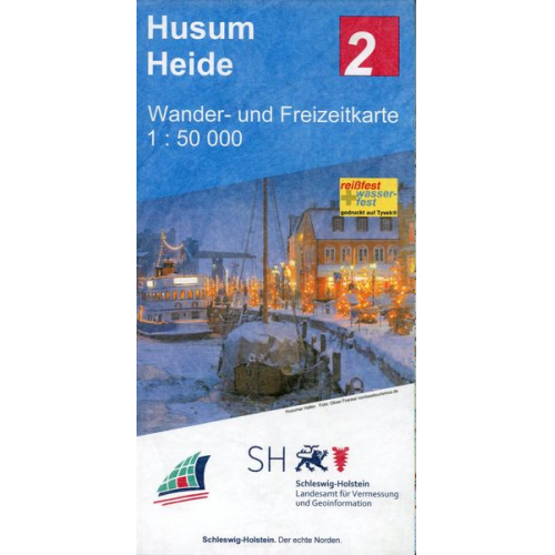 Husum - Heide Wander- und Freizeitkarte 1:50 000