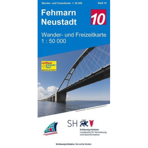 Fehmarn - Neustadt. Wander- und Freizeitkarte 1:50 000