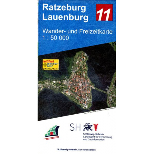 Wander- und Freizeitkarte Ratzeburg - Lauenburg