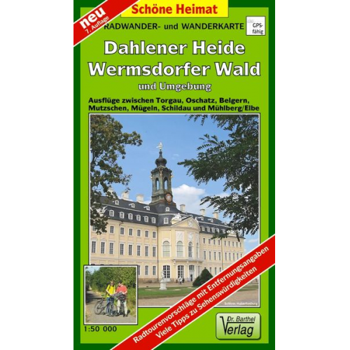 Verlag Barthel - Radwander- und Wanderkarte Dahlener Heide, Wermsdorfer Wald und Umgebung