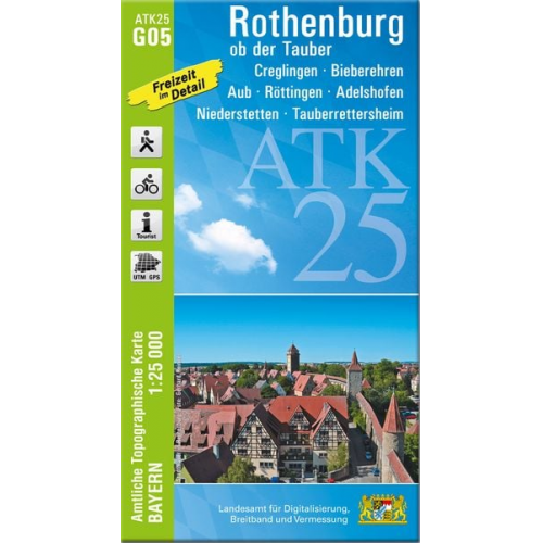 Rothenburg ob der Tauber 1:25 000