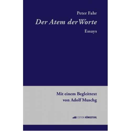 Peter Fahr - Der Atem der Worte