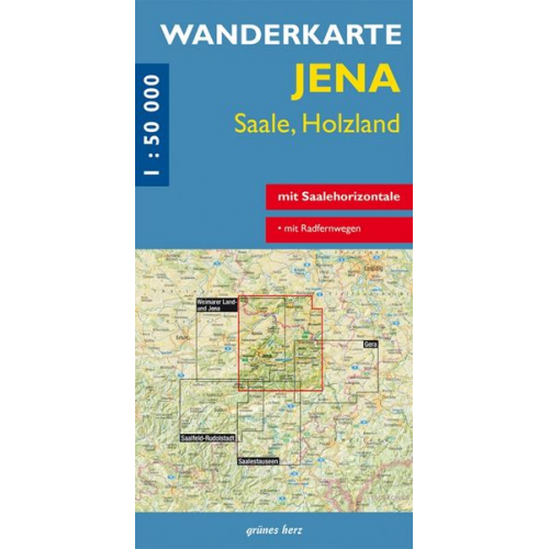 Jena - Saale - Holzland 1 : 50 000 Wanderkarte