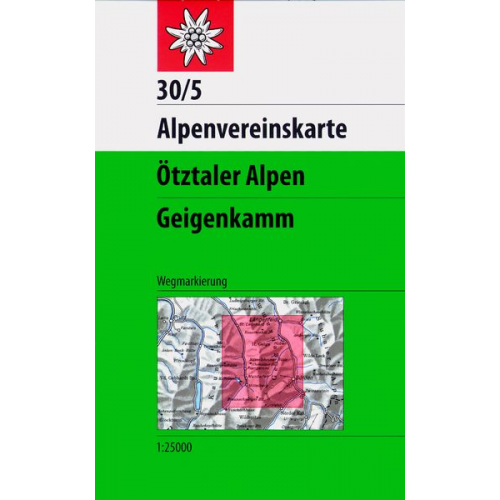 Ötztaler Alpen, Geigenkamm 1:25 000