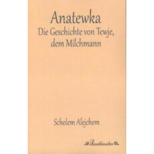 Scholem Alejchem - Anatewka