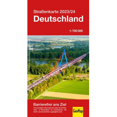 GeoMap - Straßenkarte Deutschland 2023/24