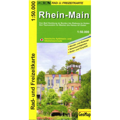 GeoMap - Rhein-Main Rad- und Freizeitkarte 1:50 000