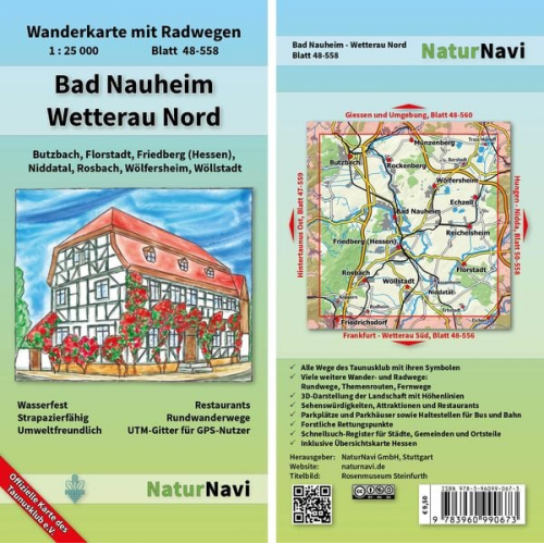 Bad Nauheim - Wetterau Nord 1 : 25 000