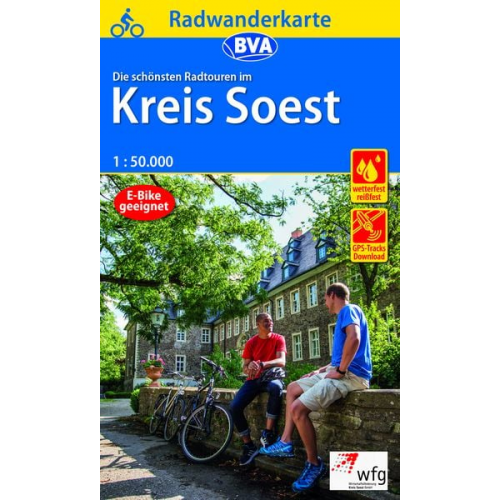 Radwanderkarte BVA Die schönsten Radtouren im Kreis Soest 1:50.000, reiß- und wetterfest, GPS-Tracks Download