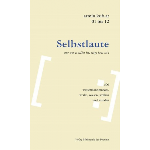 Armin Kubat - Selbstlaute