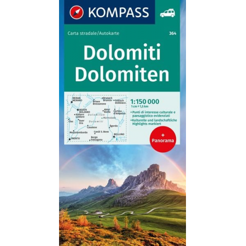 KOMPASS Panorama Dolomiten 1:0