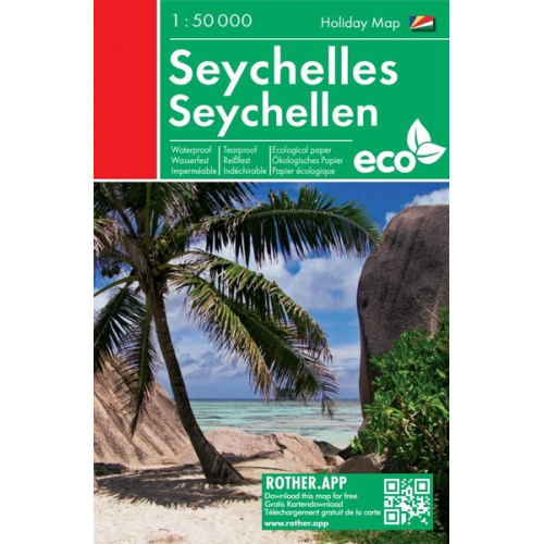 Seychellen, Freizeitkarte 1 : 50 000