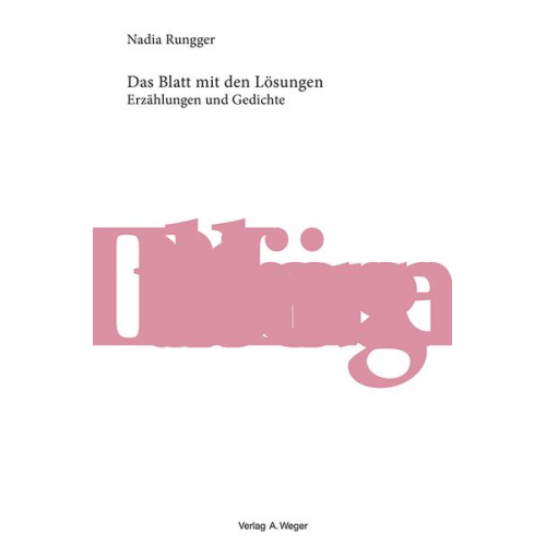 Nadia Rungger - Das Blatt mit den Lösungen