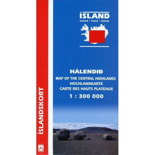 Island 1 : 300 000. Hochlandkarte