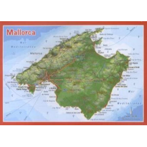 Andre Markgraf Mario Engelhardt - Reliefpostkarte Mallorca