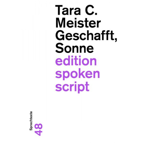 Tara C. Meister - Geschafft, Sonne