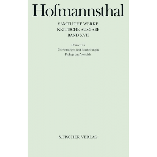 Hugo von Hofmannsthal - Dramen 15