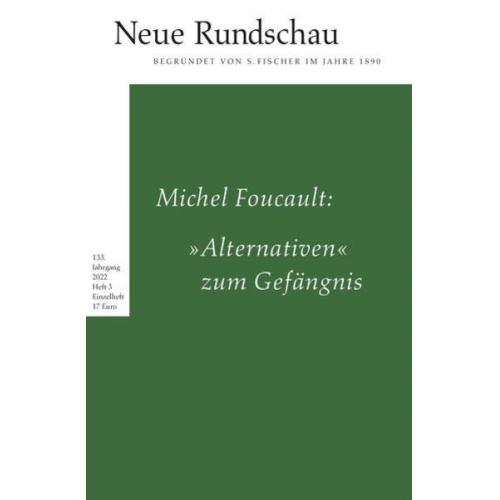 Michel Foucault - Neue Rundschau 2022/3