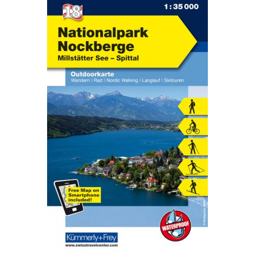 KuF Österreich Outdoorkarte 18 Nationalpark Nockberge