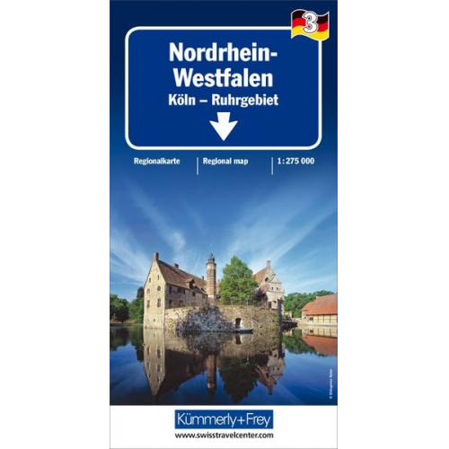 KuF Deutschland Regionalkarte 03 Nordrhein-Westfalen 1 : 275 000