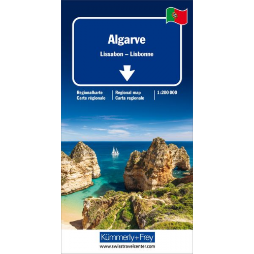 Straßenkarte Algarve / Lissabon 1:200 000