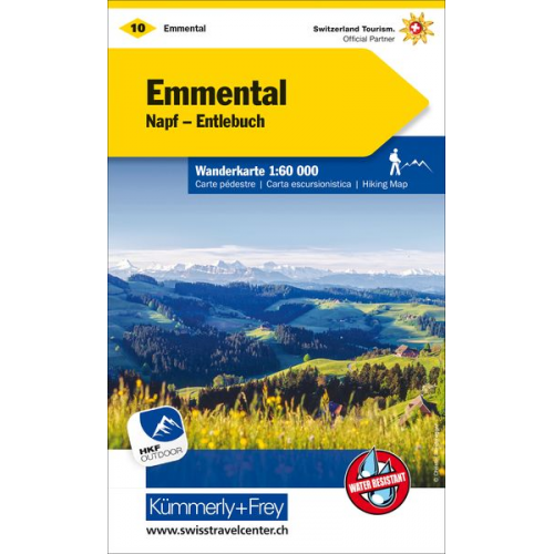 Emmental, Napf, Entlebuch Wanderkarte Nr. 10