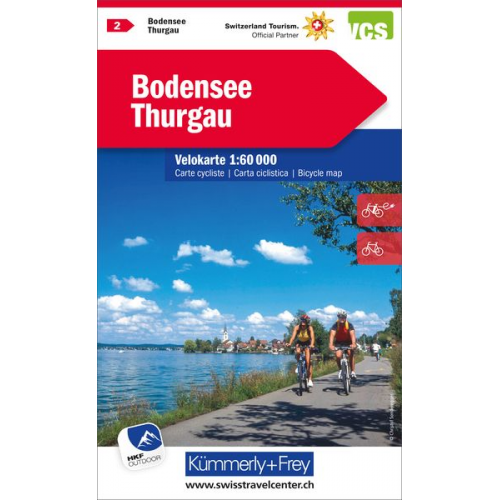 KuF Schweiz Radkarte 02 Bodensee - Thurgau 1 : 60 000