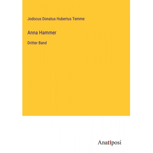 Jodocus Donatus Hubertus Temme - Anna Hammer