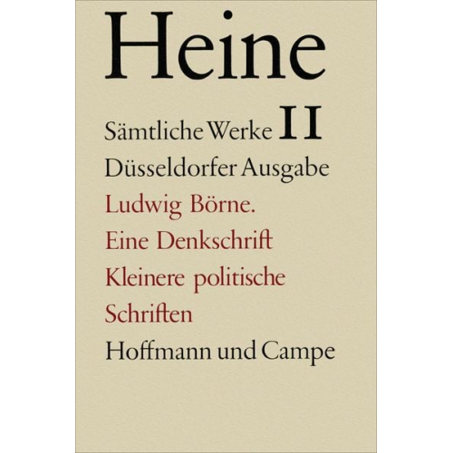 Heinrich Heine - Heine, H: Sämtl. Werke 11