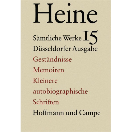 Heinrich Heine - Sämtliche Werke.