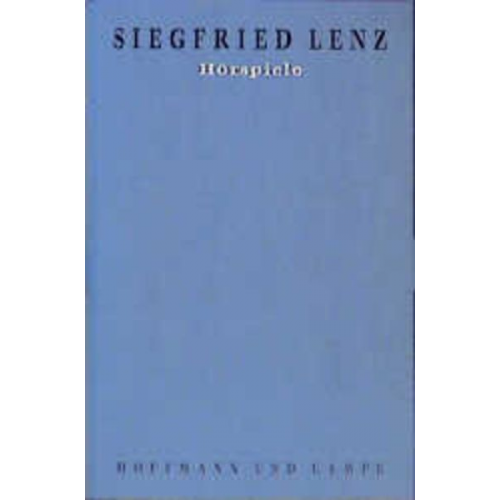 Siegfried Lenz - Werkausgabe in Einzelbänden / Hörspiele