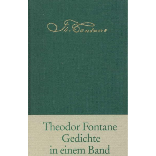 Theodor Fontane - Gedichte in einem Band