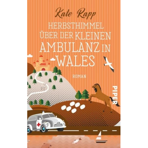 Kate Rapp - Herbsthimmel über der kleinen Ambulanz in Wales