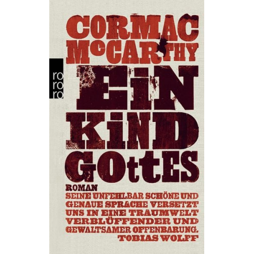 Cormac McCarthy - Ein Kind Gottes