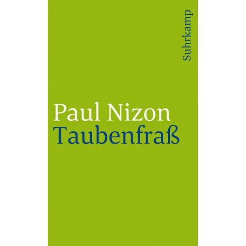 Paul Nizon - Taubenfraß