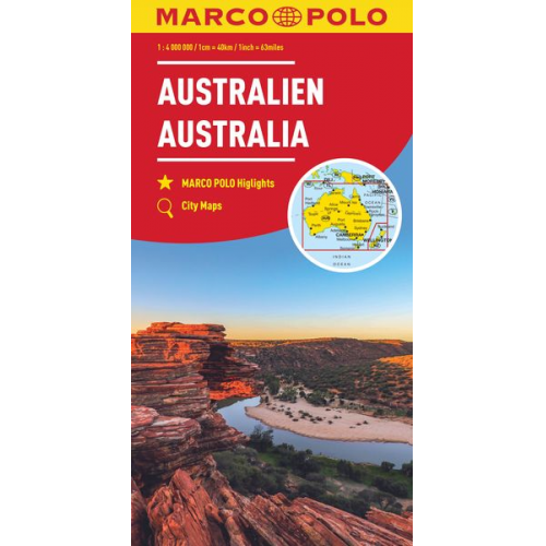 Marco Polo - MARCO POLO Kontinentalkarte Australien 1:4 Mio.