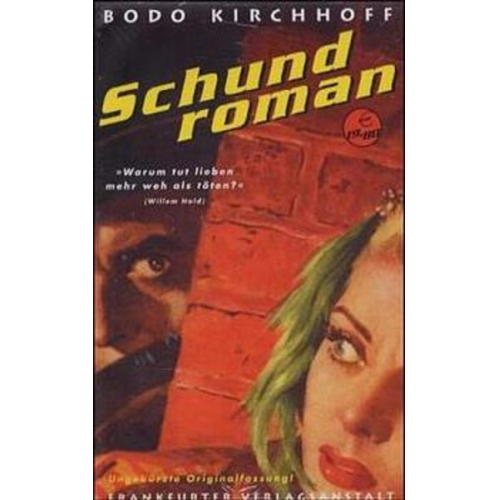 Bodo Kirchhoff - Schundroman