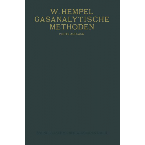 Walther M. Hempel - Gasanalytische Methoden