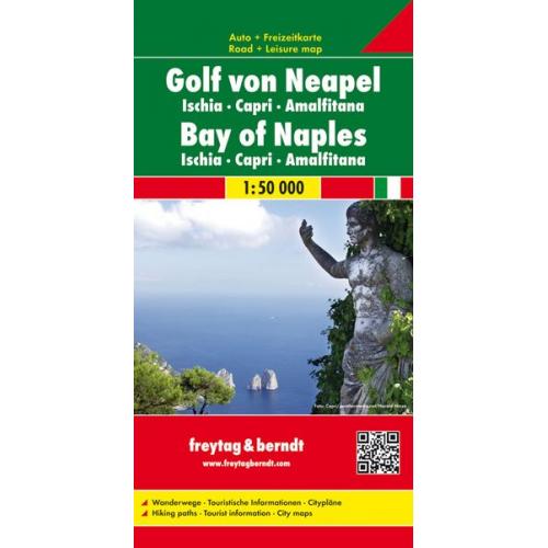 Golf von Neapel - Ischia - Capri - Amalfitana 1 : 50 000 Autokarte