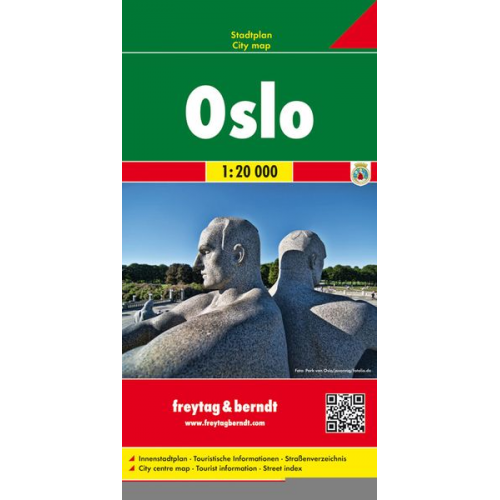 Oslo 1 : 20 000. Stadtplan