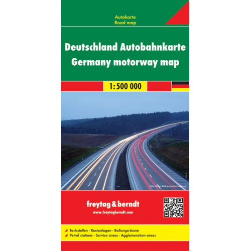 Deutschland Autobahnkarte 1 : 500 000