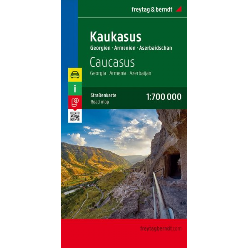 Kaukasus, Straßenkarte 1:700.000, freytag & berndt