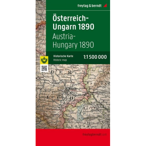 Österreich-Ungarn 1890, 1:1,5 Mio., Historische Karte