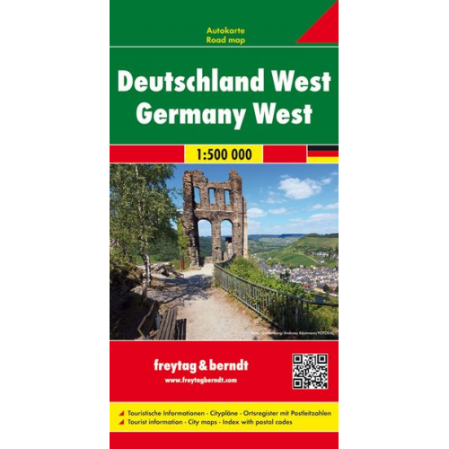 Deutschland West 1 : 500 000 Autokarte