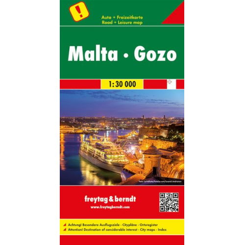 Malta - Gozo, Autokarte 1:30.000