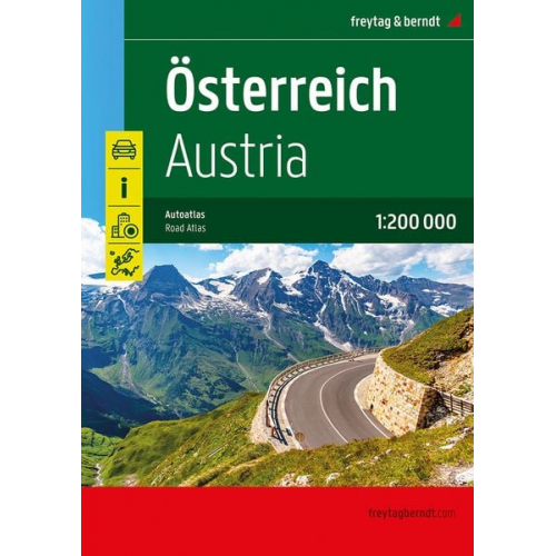 Österreich, Autoatlas 1:200.000, freytag & berndt