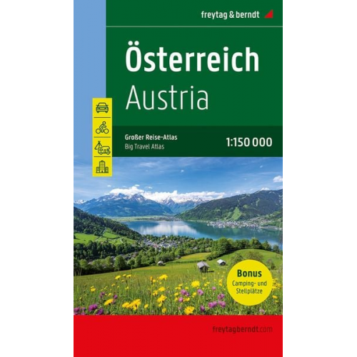 Österreich, Autoatlas 1:150.000, freytag & berndt