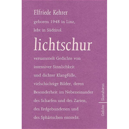 Elfriede Kehrer - Lichtschur